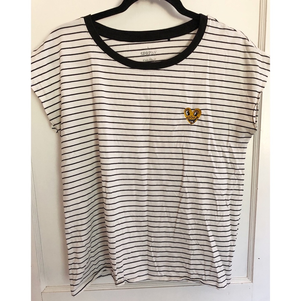 Oversized Striped T